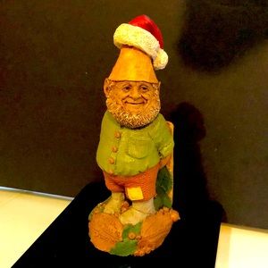 Vintage gnome Santa Tom Clark credit card shopper Father Christmas 7.5”